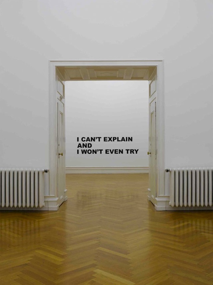 Stefan Brüggemann, ‘I can’t explain and I won't even try’, 2003.